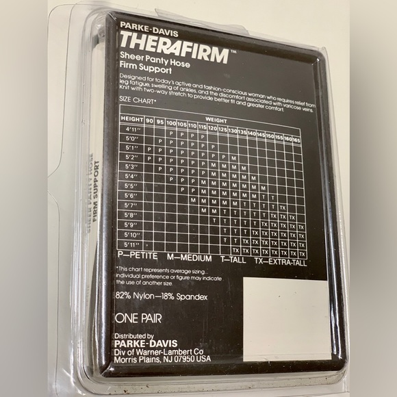 Women’s Petite Beige Firm Support THERAFIRM Sheer Support Panty Hose - Picture 6 of 9